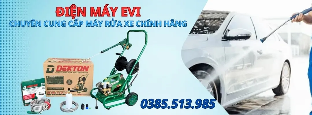 Review máy rửa xe bán công nghiệp Dekton DK-HPW2350AFR