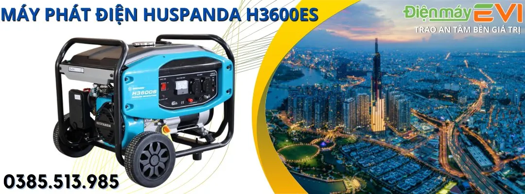Máy phát điện Huspanda H3600ES - Tiết kiệm năng lượng nhất 2024 !