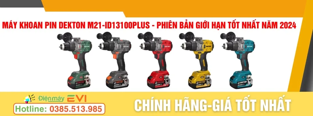 Máy khoan pin Dekton M21-ID13100Plus - Phiên bản giới hạn tốt năm 2024 !