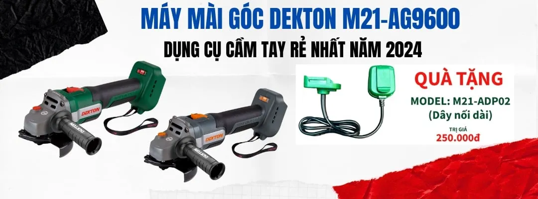 Máy mài góc Dekton M21-AG9600 - Dụng cụ cầm tay rẻ năm 2024 !