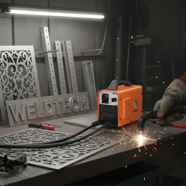 Máy cắt plasma Hitbox HBC45II cho đường cắt mịn trên thép carbon, thép không gỉ và nhôm.