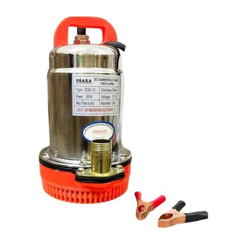 Máy bơm chìm Osaka ZQB-12 Công suất 160W, vận hành êm ái, hoạt động 24/24