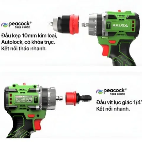 So sánh máy khoan pin AKUZA K6 và AKUZA K7. Lựa chọn tốt cho công việc của bạn