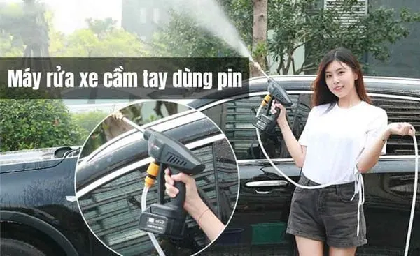 Máy rửa xe pin tiện lợi, tiết kiệm thời gian và đáng sở hữu nhất 2025
