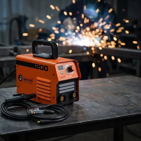 Máy hàn que mini JACPRO ARC 200E Nhỏ gọn, tiết kiệm điện, hàn ổn định