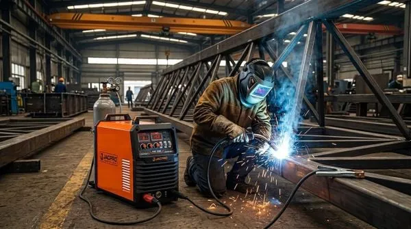Máy hàn MIG công nghiệp JACPRO MIG-350 Đa chức năng, chu kỳ tải 100%, vận hành bền bỉ