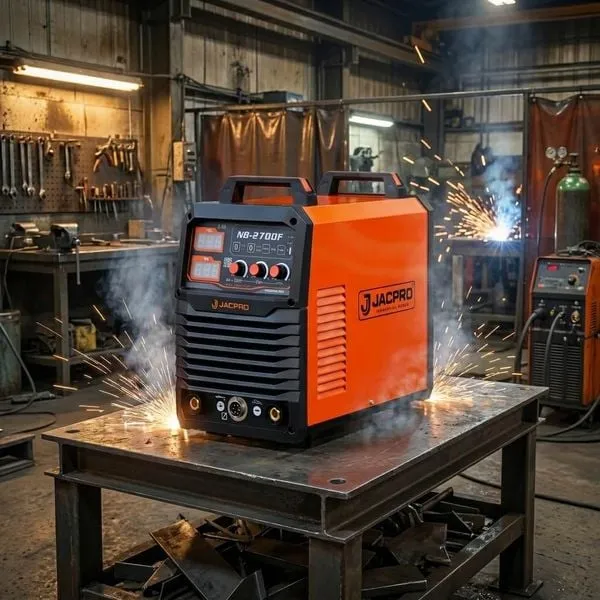 Máy hàn MIG công nghiệp JACPRO NB-270DF Hỗ trợ cả điện 1 pha 220V và 3 pha 380V