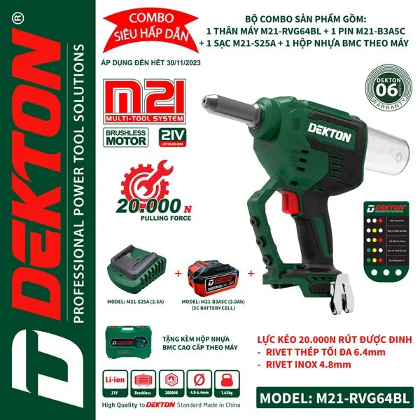 Các loại dụng cụ dùng pin chính hãng chỉ có tại Điện Máy EVI !