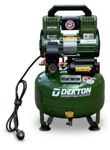 Máy nén khí không dầu Dekton DK-AC2912XPRO Bình chứa 12Lít, công suất 1.1HP