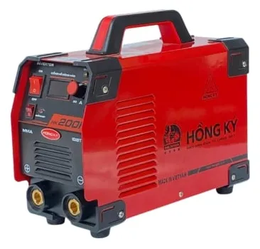 Máy hàn Hồng Ký HK 200K. Hiệu suất làm việc cao, hàn liên tục que 2.5mm - 3.2mm. Có chế độ bảo vệ quá nhiệt, quá tải