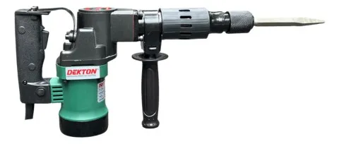 Máy đục bê tông Dekton DK-DH0801 Công suất 1250W tốc độ búa lên đến 3000rpm/min. Được làm từ chất liệu chắc chắn, chịu được lực tác động mạnh