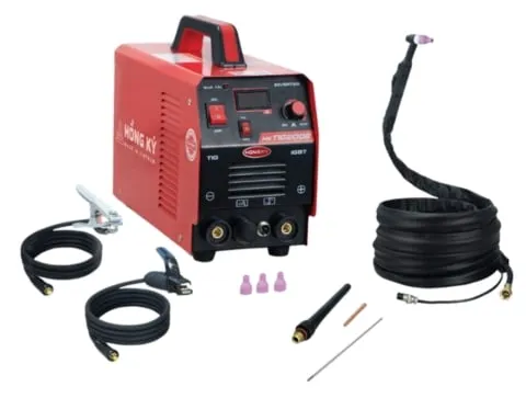 Máy hàn tig Hồng Ký HK TIG 200E Có công suất đầu ra 7 KVA mạnh mẽ cho phép làm việc hiệu quả, nhanh chóng