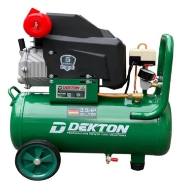 Máy nén khí có dầu 30L Dekton DK-AC30DR công suất 2500W, tốc độ lên hơi 170 lít/phút