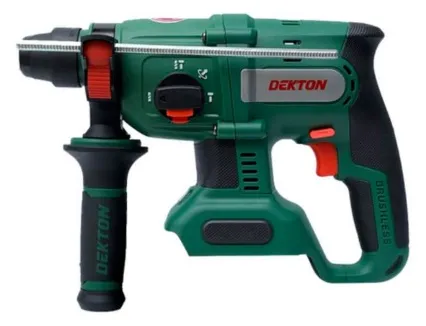 Máy khoan bê tông pin Dekton M21-R2603BL Máy có tốc độ không tải lên đến 1400 vòng/phút và khả năng khoan bê tông tối đa là 26mm