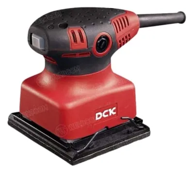 Máy chà nhám rung DCK KSB03-100 Trang bị công suất lên đến 240W với tốc độ không tải 14000 vòng/phút