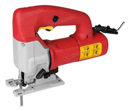 Máy cưa lọng DCK KMQ85S Trang bị động cơ lên đến 580W, tốc độ sọc có thể điều chỉnh từ 500-3100 l/p