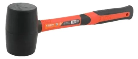 Búa cao su 450g/ 160z tay cầm sợi thủy tinh Kendo-25501 - 25502