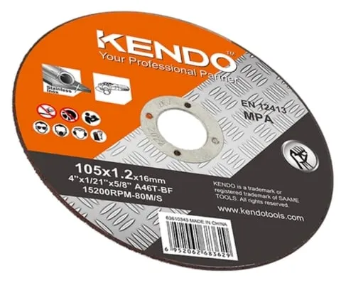 Đá cắt kim loại cho thép không gỉ 105*1.2*16mm Kendo-63610343