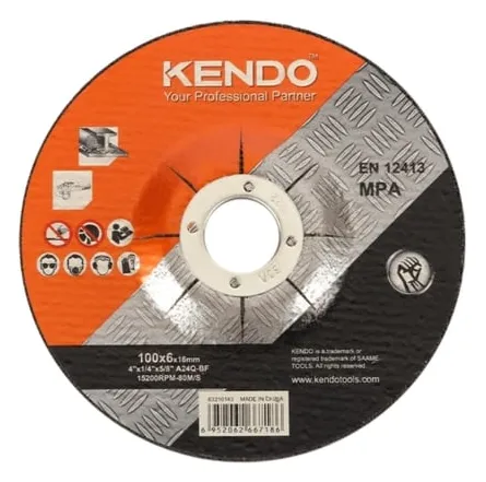 Đá mài tâm trũng cho kim loại 100*6*16 mm Kendo-63210143