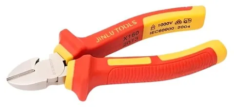 Kìm cắt cách điện 1000v VDE bằng thép Cr-V kích thước 160mm Kendo-11011