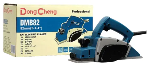 Máy bào gỗ Dongcheng DMB82 Công suất mạnh mẽ 500W và tốc độ không tải 16.000 vòng/phút
