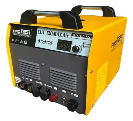 Máy cắt plasma Protech CUT 80Max Air sử dụng nguồn khí nén từ bên trong hoặc bên ngoài và tích hợp chế độ hàn que