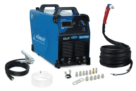 Máy cắt plasma Hồng Ký CUT60Pro tùy chỉnh chính xác dòng cắt, cắt tốt trên vật liệu thép 1-18mm
