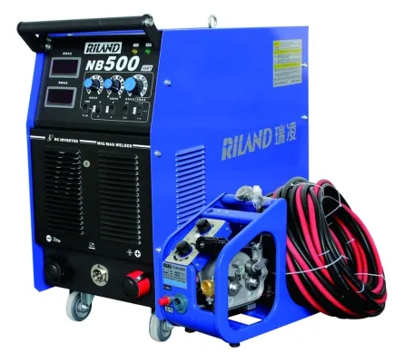 Máy hàn mig Riland NB 500I Hiệu suất cao, ở nhiệt độ 40°C máy đạt hiệu suất làm việc 60%