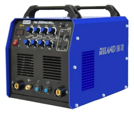 Máy hàn tig Riland TIG 250PAC/DC hàn vật liệu dày (0.5 – 5mm ), hàn que ( 1.6mm – 3.2mm )