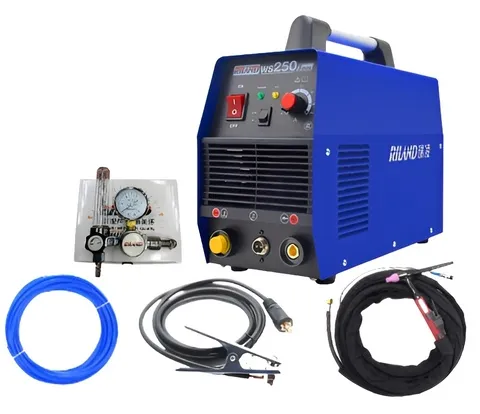 Máy hàn tig Riland WS 250S Hàn vật liệu dày từ 0.5 - 5mm. Hàn liên tục vật liệu dày 4mm