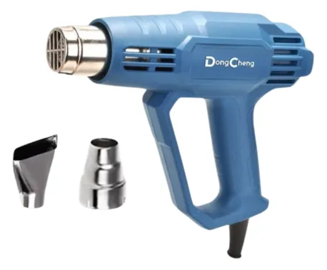 Máy khò nhiệt DongCheng DQB05-2000 Chất liệu nhựa cao cấp, chịu va đập tốt và có khả năng cách nhiệt