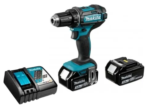 Máy khoan pin cầm tay Makita DDF482RFE lực vặn tối đa mạnh mẽ lên đến 62Nm