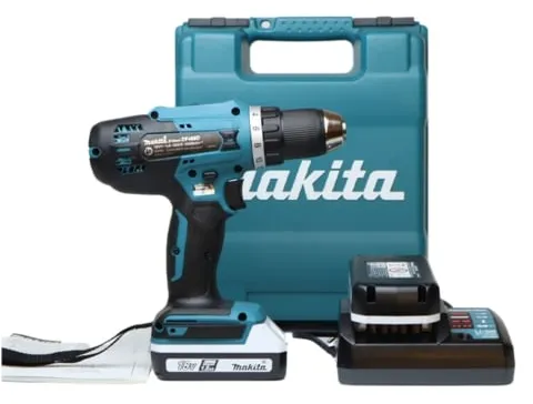Máy khoan pin cầm tay Makita DF488D002 khả năng khoan vào vật liệu thép đến 13mm và gỗ đến 36mm