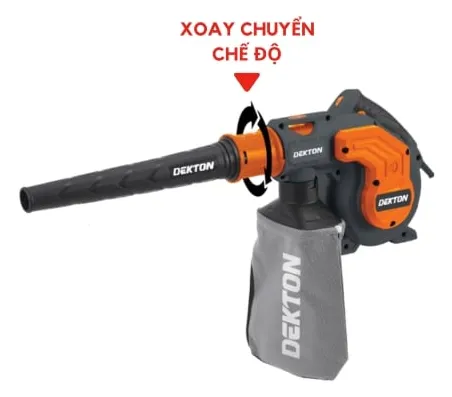 Máy thổi bụi Dekton DK-EB950 công suất 950W và tốc độ thổi lên đến 4.2mm³/phút