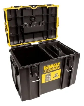 Thùng đựng đồ nghề Dwalt DS400 DWST83342-1 Trang bị chống nước chống bụi chuẩn IP65 chịu được thời tiết khắc nghiệt nhất.