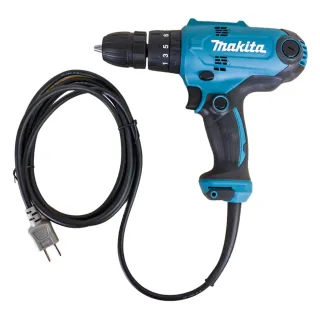 Máy khoan búa và vặn vít điện Makita HP0300  Được trang bị động cơ mạnh mẽ, cho hiệu suất làm việc cao. Chức năng khoan và vặn vít kép tiện lợi cho công việc thay đổi nhanh chóng