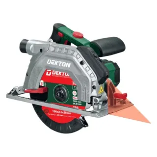 Máy cắt gỗ Dekton DK-CG190Plus công suất 1550W, khi cắt 90 độ thì độ sâu vết cắt 65mm