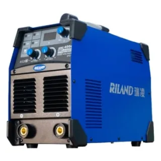 Máy hàn que Riland ARC 400D tự động chuyển đổi điện 220V và 380V. Hàn liên tục que 4.0mm - 5.0mm