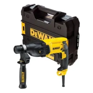 Máy khoan búa Dewalt  D25144K-B1 Công suất 900W, khoan sắt 13mm Cùng lực đập 3.2J