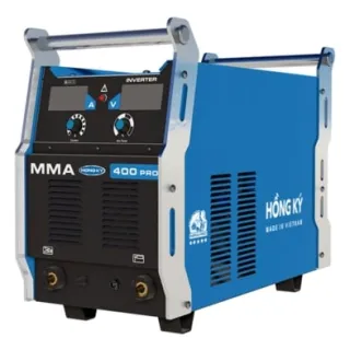 Máy hàn que Hồng Ký MMA 400Pro hàn các loại que có kích thước lên đến 6mm, hàn được que chịu lực