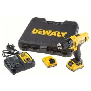 Máy khoan pin cầm tay Dewalt DCD710D2-GB Với 2 pin 2Ah, bộ sạc và hộp kit