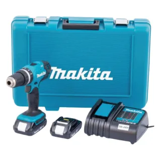 Máy khoan pin cầm tay Makita DHP453SYE thân máy chắc chắn và bền bỉ, chịu được va đập và mài mòn