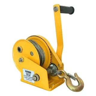 Tời quay tay cao cấp Kenbo 1200LBS Trang bị cáp dài 20 Mét. Trọng tải kéo lên đến 544kg