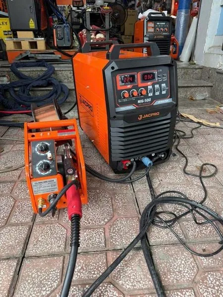 Máy hàn MIG công nghiệp JACPRO MIG-500 Công suất 500A mạnh mẽ, vận hành liên tục