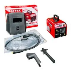 Máy hàn mig không dùng khí Btec MIG250BE Trang bị 2 chức năng hàn MIG và hàn Que.Tặng kèm 1 cuộn hàn 1KG