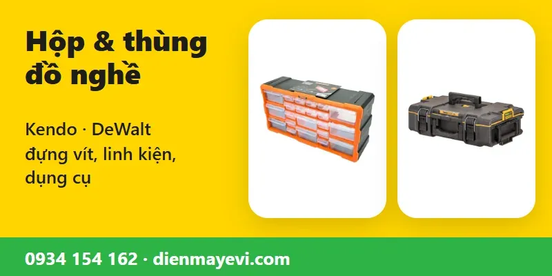 Hộp và thùng đồ nghề Kendo, DeWalt