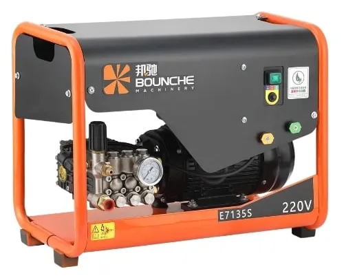 Máy rửa xe công nghiệp BOUNCHE E71 Trang bị Motor 4 cực kết hợp Motor cảm ứng lõi đồng
