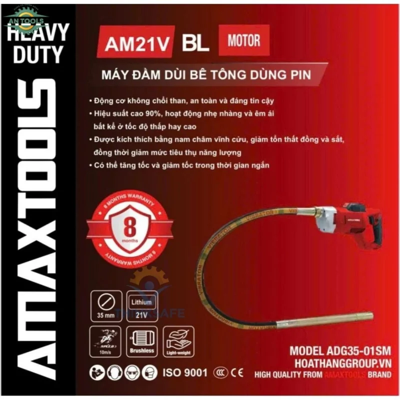 Máy Đầm Gà Amaxtools ADG35-01SM BODY
