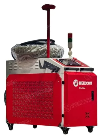 Máy hàn laser mini Weldcom LW1500SM công suất 1500W, 7 chế độ hàn các loạt vật liệu như inox, nhôm, đồng, hợp kim...