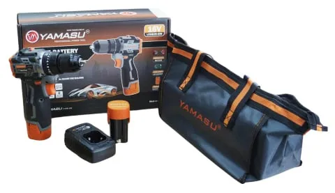 Máy khoan pin Yamasu G16V-45N lực siết mạnh mẽ 45Nm cho phép máy xử lý dễ dàng
